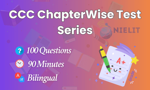  CCC Chapter Wise Test | Free CCC Online Test for All Chapters 2025 