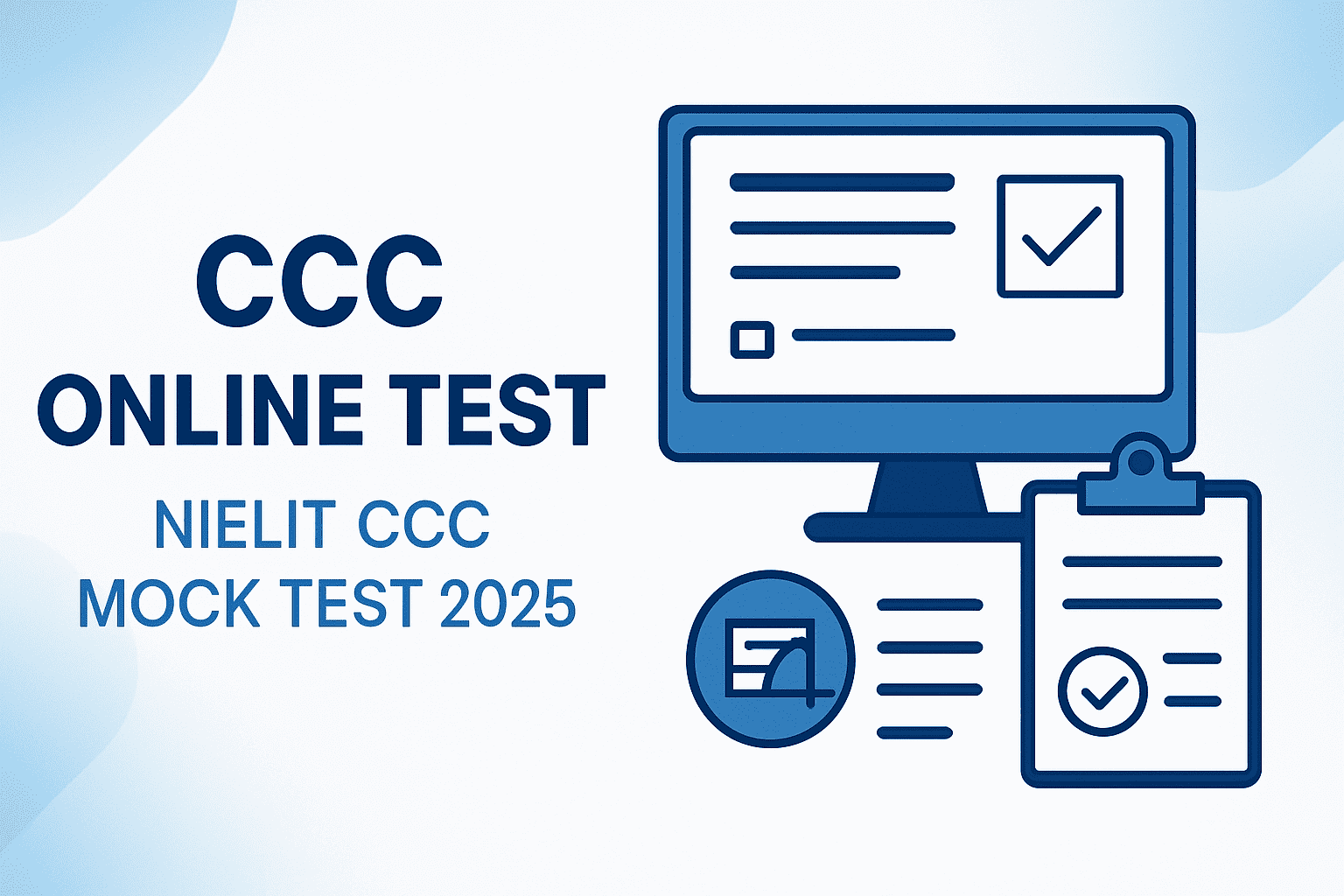 CCC Online Test – NIELIT CCC Mock Test 2025