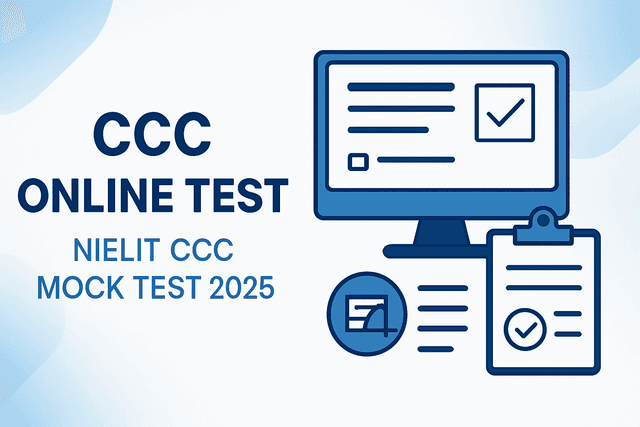 CCC Online Test – NIELIT CCC Mock Test 2025