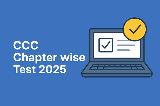 CCC Online Test chapter wise – 100 Questions